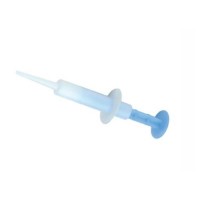 Safe-Dent- DISPOSABLE IMPRESSION SYRINGE, Clear body, Blue plunger, 